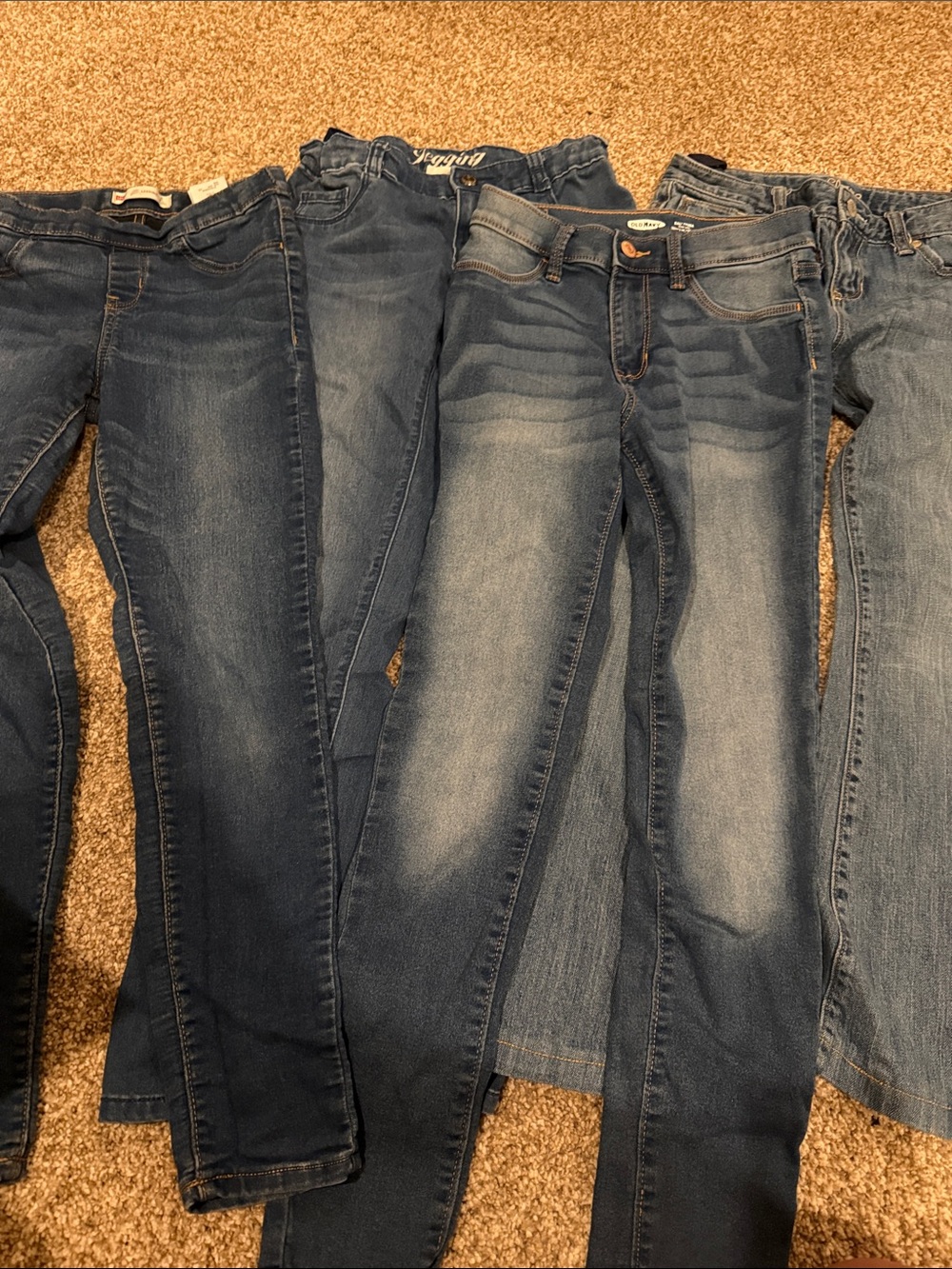 Girls assorted size 12 Jeans